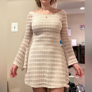 Lace Bell Sleeve Dress